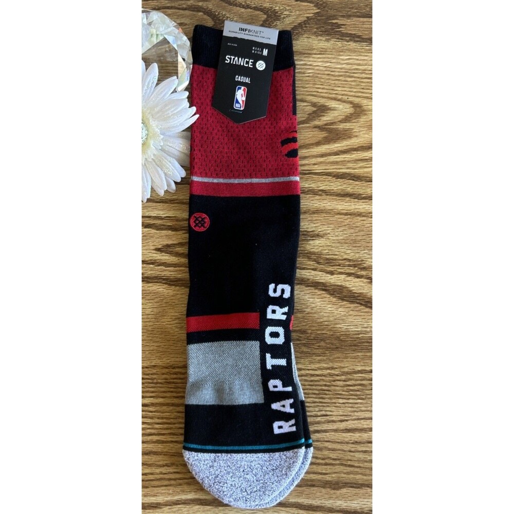 Stance Toronto Raptors NBA Socks Official Team Gear Medium 6-8.5